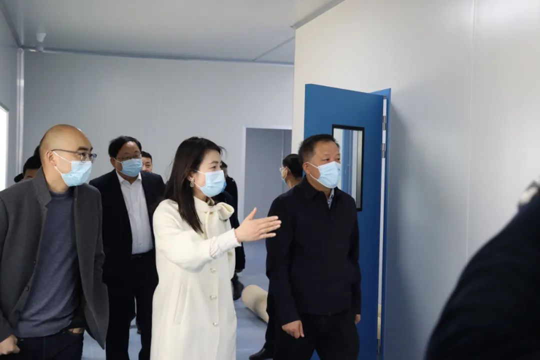 淮北市副市長周天偉調研雷根生物新廠區(qū)